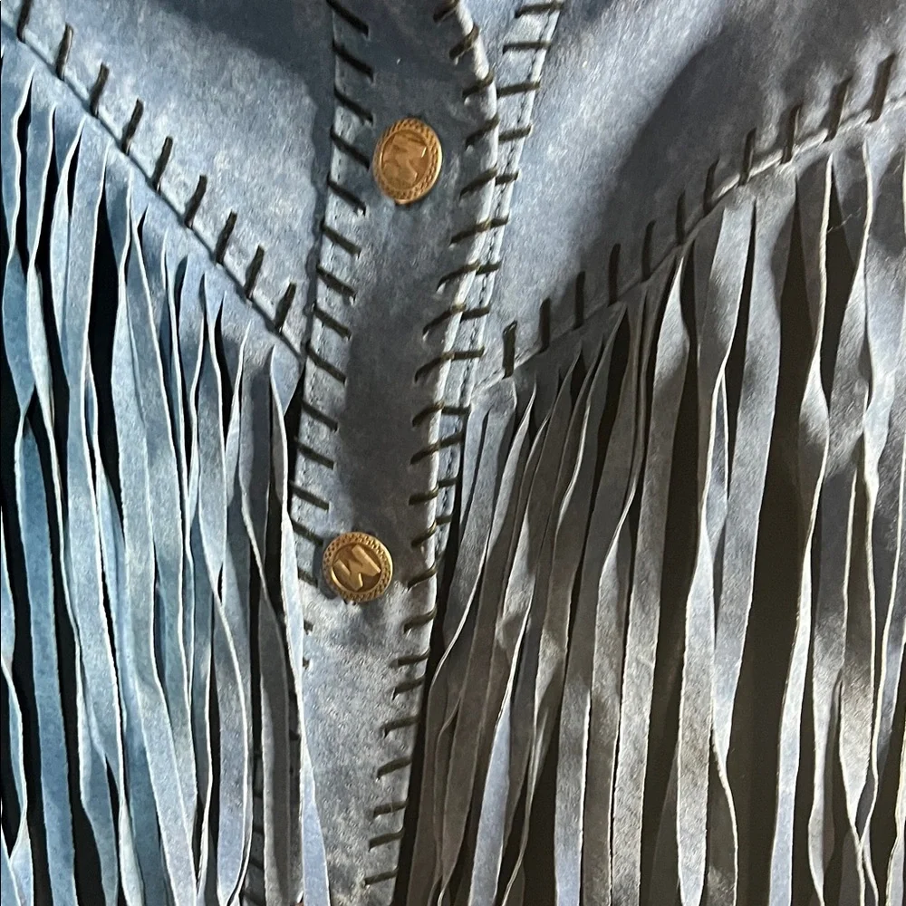 Bob Mackie Black Leather Jacket - Picture 3 of 6